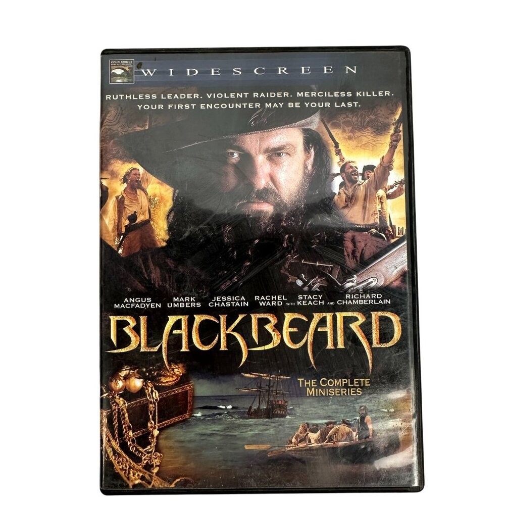 Blackbeard DVD Movie NTSC Widescreen NTSC NR Echo Bridge Angus MacFadyen